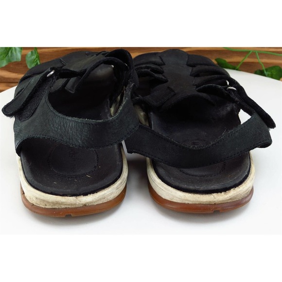 Easy Spirit Sz 8 M Black Gladiator Leather Women Sandals - Picture 5 of 7